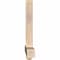 Ekena Millwork Eugene Smooth Timber Gable Bracket, Douglas Fir, 72"W x 27"H x 3 1/2"D x 3 1/2"F, 9/12 Pitch GBW072X27X0404EUG00SDF - alternate 4
